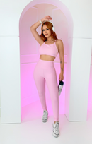 Top Cropped Sarah Alcinha Costas Cruzadas em Poliamida