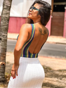 Body Estampas em Poliamida Malha Dupla