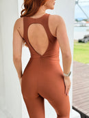 Macacão Longo Melina com Zíper em Poliamida