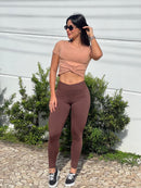 Calça Legging Poliamida Alta Compressão Vários Tamanhos