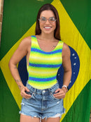 Body Estampas em Poliamida Malha Dupla