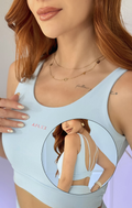 Top Cropped Debora Decote nas Costas em Poliamida