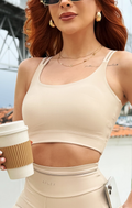 Top Cropped Emmyly Alça Dupla em Poliamida