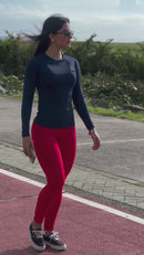 Calça Legging Poliamida Alta Compressão com Bolso Funcional