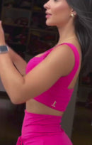 Cropped Anna Alça+Recortes em Poliamida